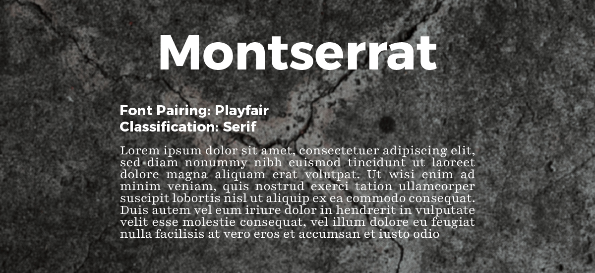 stimulus advertising web design services monteserrat font pairings playfair