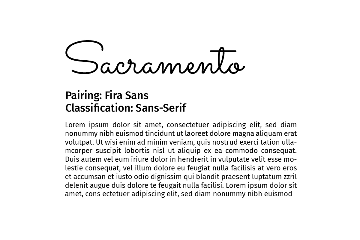 stimulus advertising sacramento font pairing blog graphic design typography script font fira sans body text