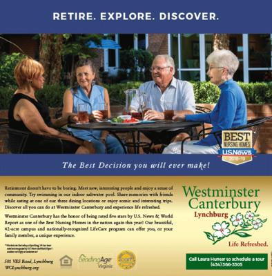 Westministercanterbury Seniorliving Retire Retirement Seniorindependence Lynchburgvirginia