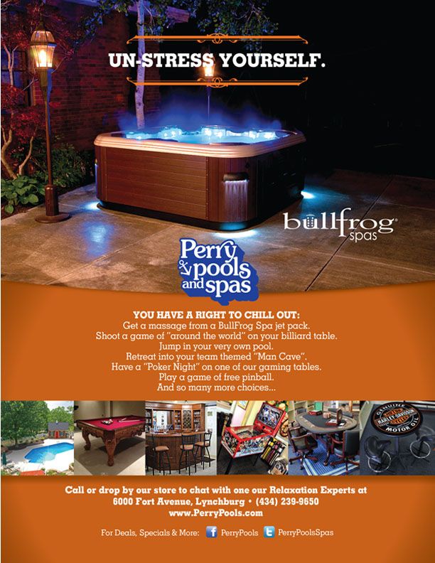 Website designers stimulus advertising ad for perry pools lynchburg va retail marketing