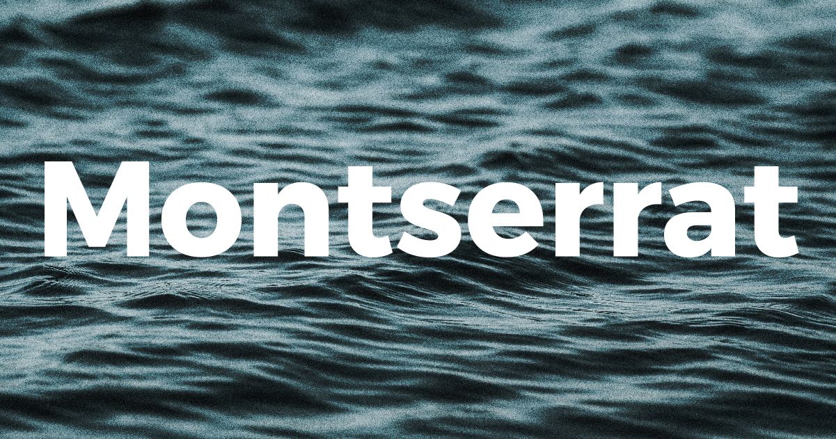 Montserrat font pairing blog header photo